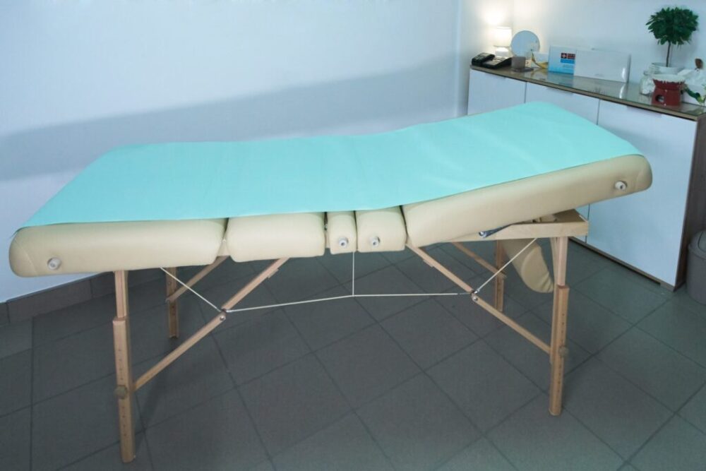 Podkłady higieniczne na łóżko do masażu Medprox Comfort.