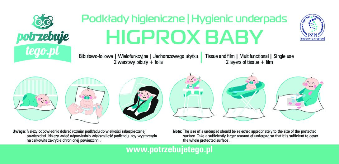 potrzebuje tego etykieta DL Higprox Baby spad3mm druk pdf