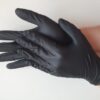 Rękawiczki nitrylowe czarne.