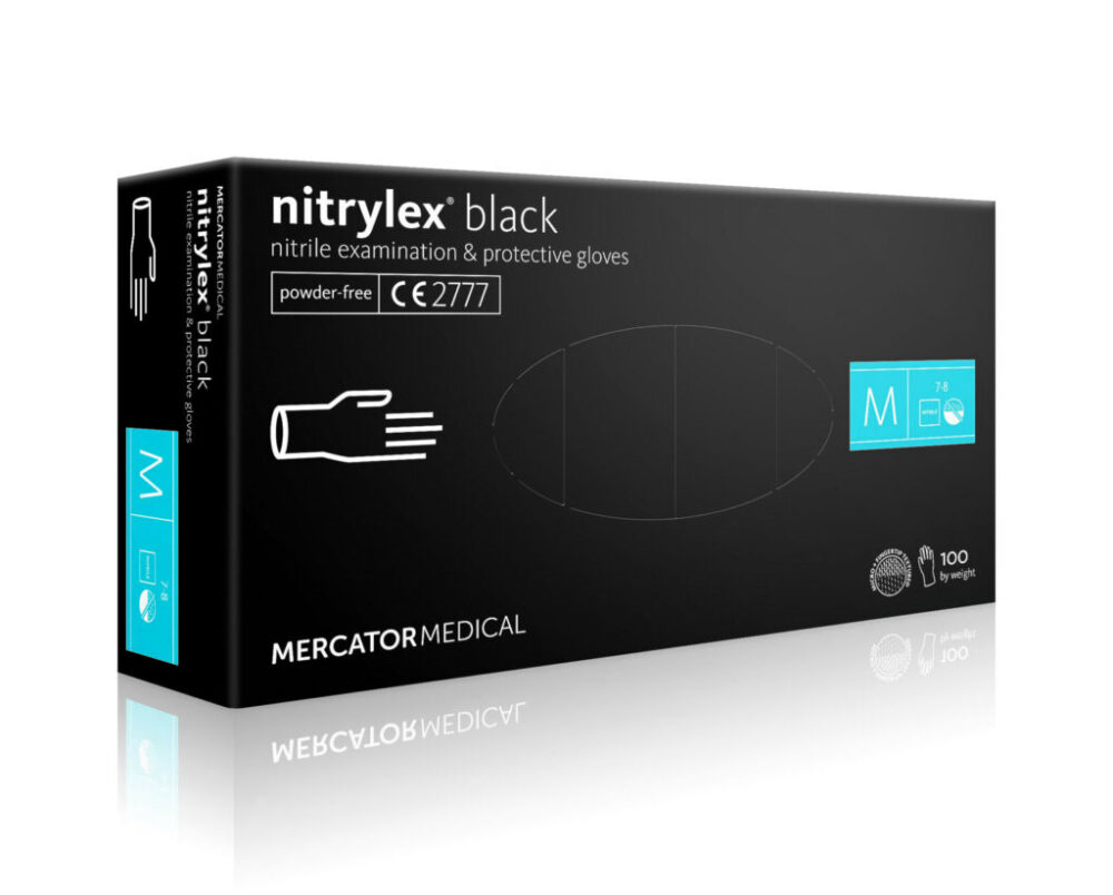 nitrylex black rekawiczki jednorazowe nitrylowe