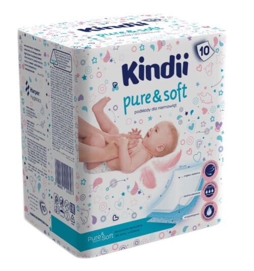 Kindii Pure & Soft podkłady dla niemowląt.