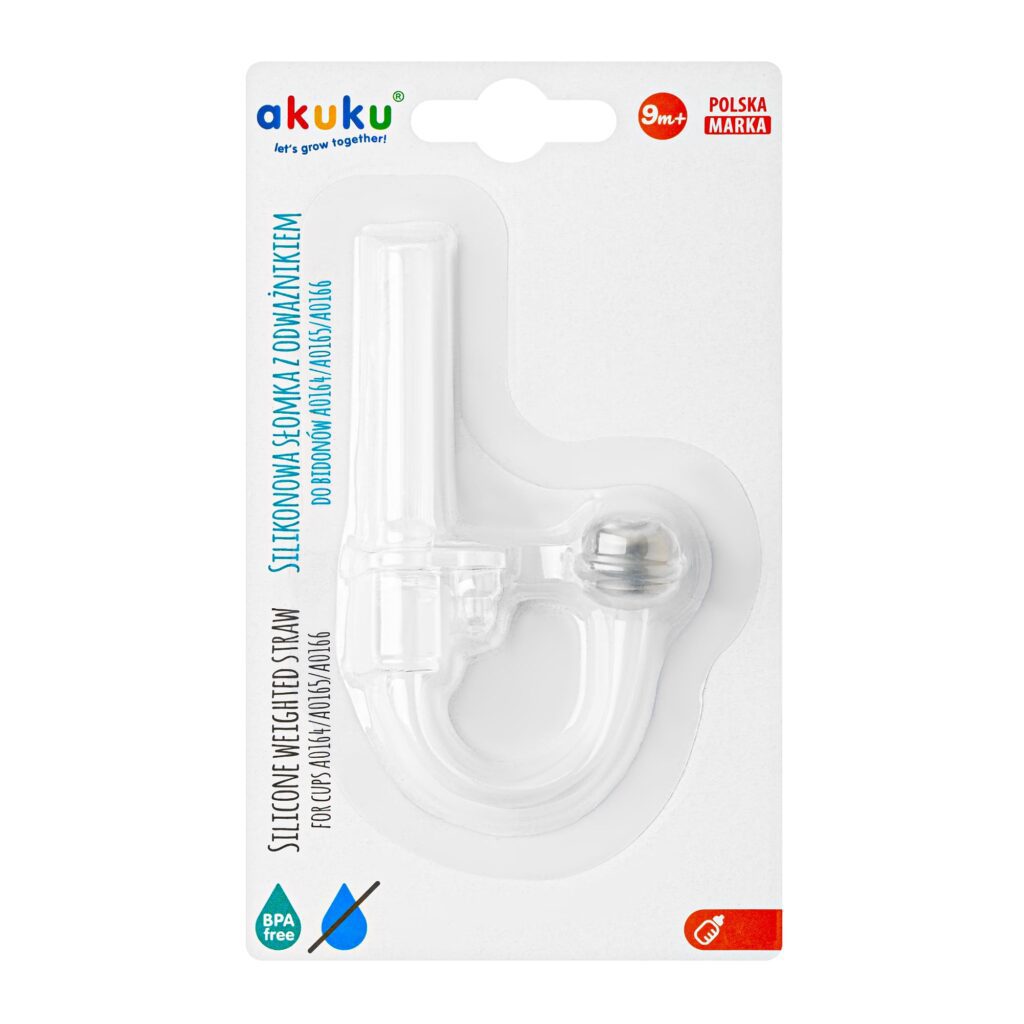 Zapasowa słomka z odważnikiem do bidonu Akuku A0164-A0166.