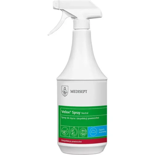 Velox SPRAY - płyn do mycia i dezynfekcji powierzchni Medisept